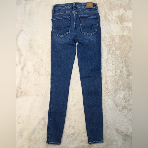American Eagle Next Level Stretch Hi-Rise Jeggings Size 2 Long - Picture 4 of 12